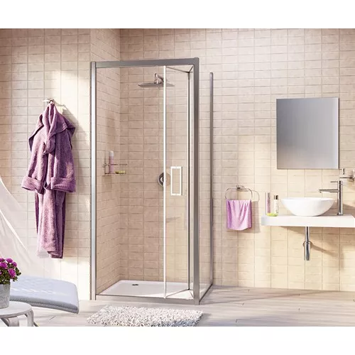 Душевой уголок WasserKRAFT Weser 78F03/78F19/78F18/78F22, Цвет стекла: прозрачное, Цвет профиля: Хром, Выбрать размер: 90х90, изображение 6