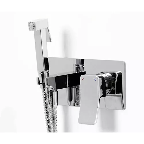 Встраиваемый смеситель для душа с гигиенической лейкой WasserKRAFT Aller 1060 10638, изображение 2