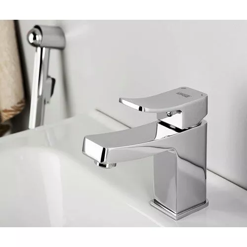 Смеситель для умывальника / с гигиенической лейкой WasserKRAFT Aller 1060 1068, изображение 2