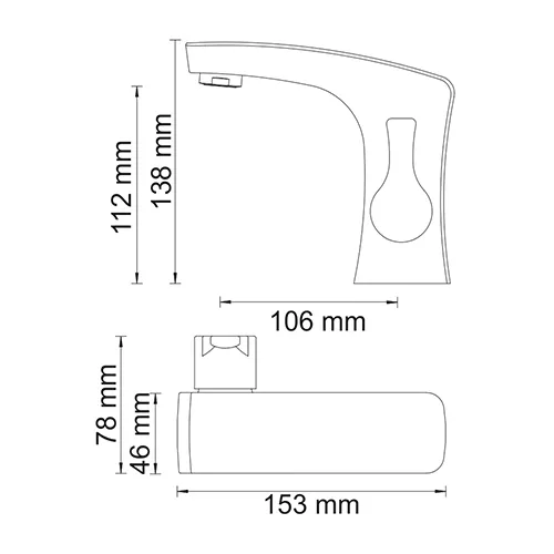 Смеситель для умывальника WasserKRAFT Berkel 4800 4803, изображение 3