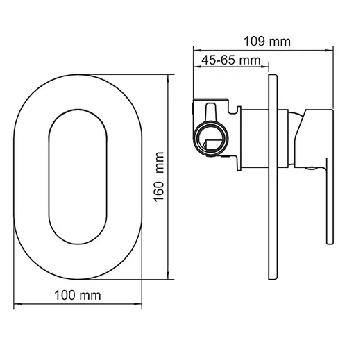 Смеситель для душа WasserKRAFT Elbe 7400 7451, изображение 2
