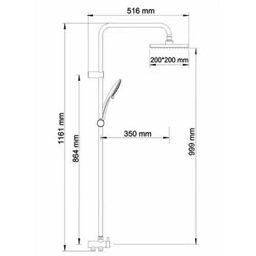 Душевой комплект WasserKRAFT A017, изображение 3