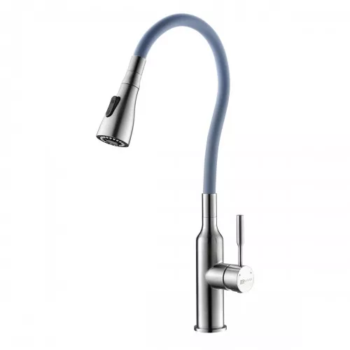 Смесители: Смеситель Lemark Expert LM5082S-Gray для кухни с гибким изливом 1 в магазине Акватория