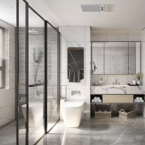 Полотенцесушитель электрический Black&White N-389ND, Выбрать цвет: Черный/золото, изображение 5