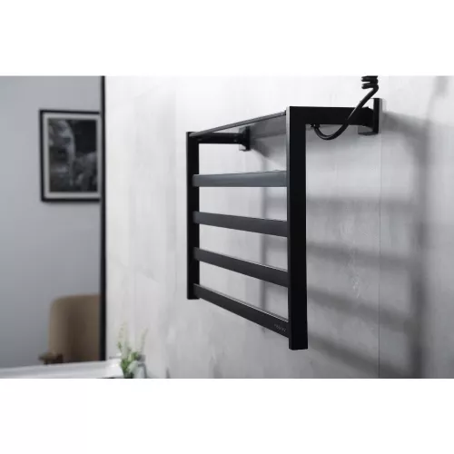 Электрический полотенцесушитель Black&White N-333W/B, Выбрать цвет: Черный, изображение 2