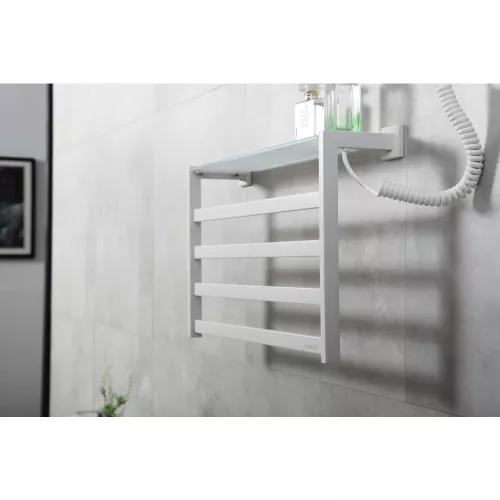 Электрический полотенцесушитель Black&White N-333W/B, Выбрать цвет: Белый, изображение 2