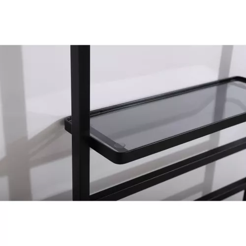 Электрический полотенцесушитель Black&White N-337B, Выбрать цвет: Чёрный, изображение 5