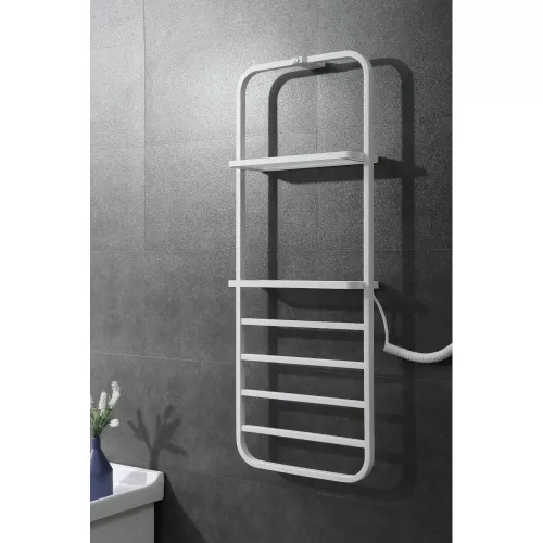Электрический полотенцесушитель Black&White N-337W, Выбрать цвет: Белый, изображение 2