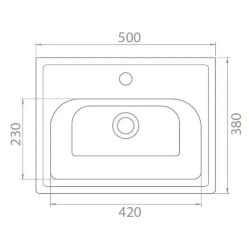 Тумба с раковиной OPADIRIS Палермо белая матовая, Выбрать цвет: Белый, Выбрать размер: 50, изображение 7