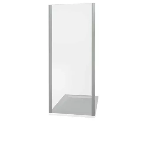 Боковая часть  Good Door LATTE SP, Цвет стекла: прозрачное, Цвет профиля: Белый, Выбрать размер: 70