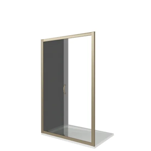 Душевая дверь раздвижная Good Door JAZZE WTW тонированное стекло, Выбрать размер: 140, изображение 3