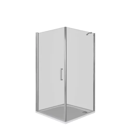 Душевой уголок  Good Door  FANTASY CR-С-CH без поддона, Выбрать размер: 80x80, Цвет стекла: прозрачное, изображение 3