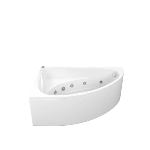 Ванна акриловая  BAS  МИЛАН 1695*1095 L/R, Ориентация: левая, Комплектация: гидромассаж