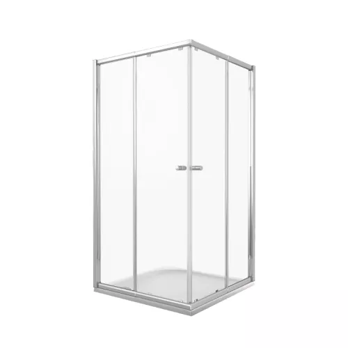 Душевые уголки Good Door  LIRA CR без поддона, Выбрать размер: 90x90, Цвет стекла: прозрачное, изображение 2