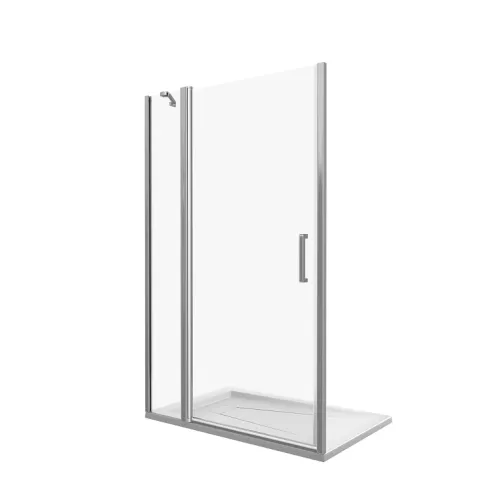 Душевая дверь распашная Good Door FANTASY WTW, Выбрать размер: 100, Цвет стекла: прозрачное, изображение 2