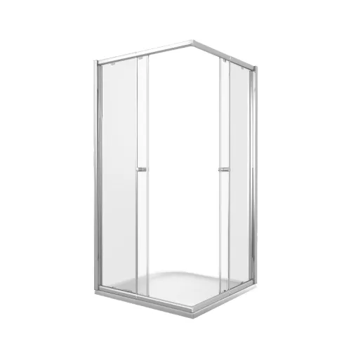 Душевые уголки Good Door  LIRA CR без поддона, Выбрать размер: 90x90, Цвет стекла: прозрачное, изображение 3