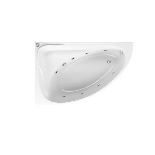 Ванна акриловая  BAS  МИЛАН 1695*1095 L/R, Ориентация: левая, Комплектация: гидромассаж, изображение 2