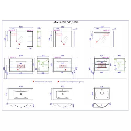 Подвесной шкаф AQWELLA Майами 25, изображение 4
