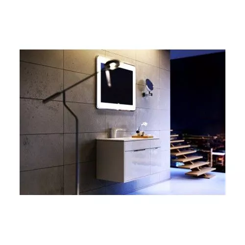 Тумба подвесная AQWELLA Малага, Выбрать размер: 90, Ориентация: левая, Выбрать цвет: Белый, изображение 2