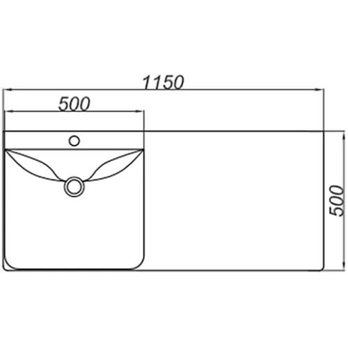 Тумба напольная с умывальником AQWELLA Forma 115, изображение 6