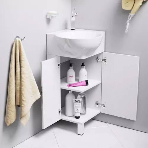 Тумба напольная угловая AQWELLA Рио 45, изображение 2