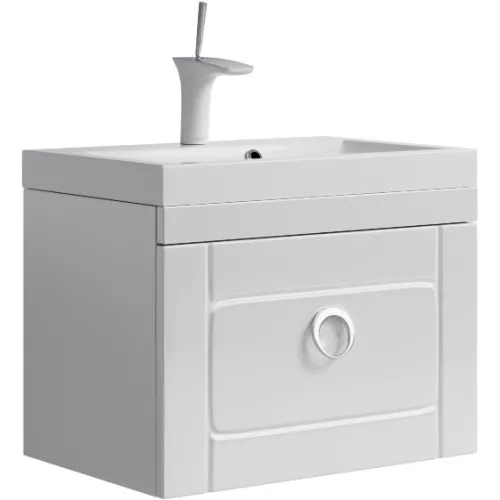 Мебель для ванной: Тумба подвесная с раковиной AQWELLA Инфинити 1 в магазине Акватория