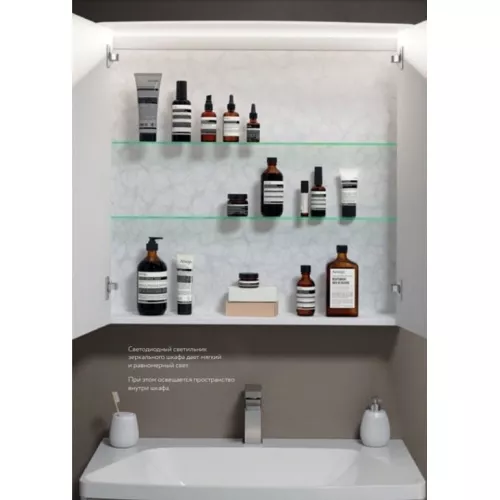 Зеркало-шкаф AQWELLA Неринга 80, изображение 2