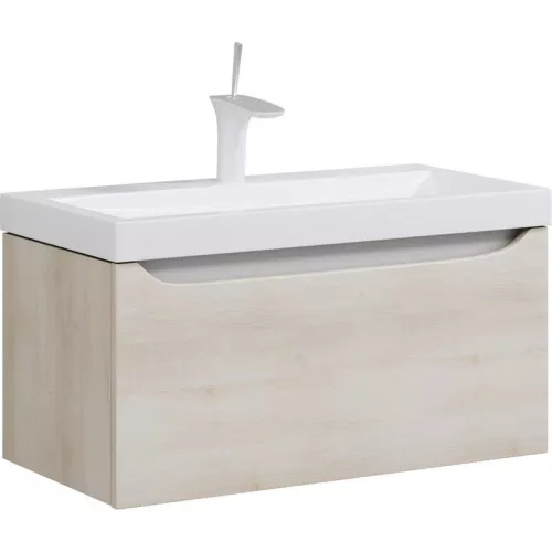 Тумба подвесная AQWELLA Верона, Выбрать размер: 80, Выбрать цвет: Акация