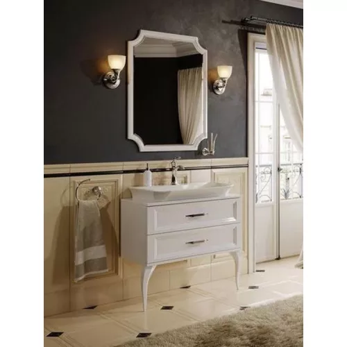 Зеркало AQWELLA LaDonna, Выбрать цвет: Белый, изображение 4