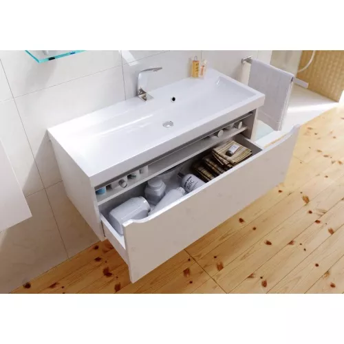 Тумба подвесная AQWELLA Верона, Выбрать размер: 80, Выбрать цвет: Акация, изображение 3