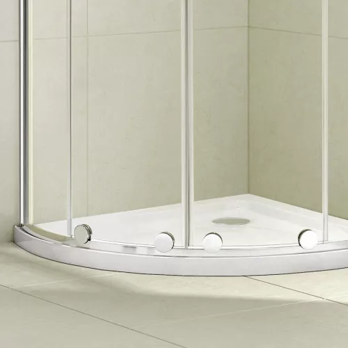 Душевой уголок  Alvaro Banos Toledo S90.20 Cromo 90х90 прозрачное, без поддона, четверть круга, изображение 4