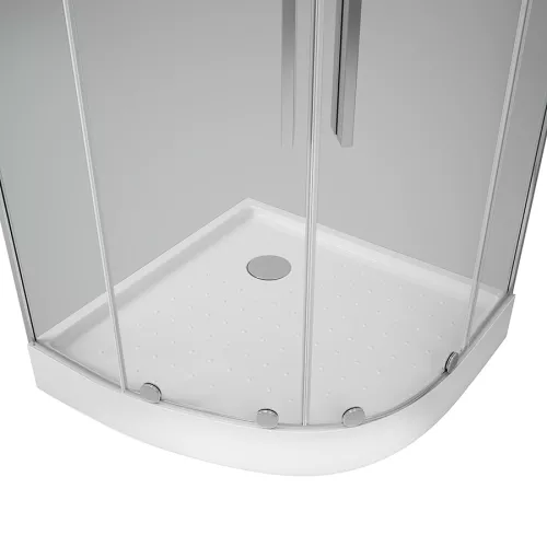 Душевой уголок  Alvaro Banos Toledo S90.20 Cromo 90х90 прозрачное, без поддона, четверть круга, изображение 3