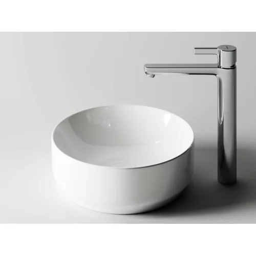 Умывальник чаша накладная круглая Ceramica Nova Element, Выбрать цвет: Белый глянец, изображение 4