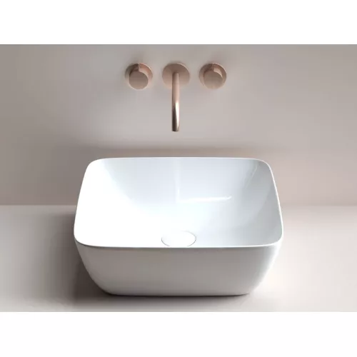 Умывальник чаша накладная квадратная Ceramica Nova FORM CN2002, изображение 3