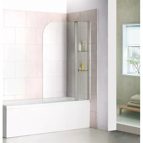 Шторка для ванны Good Door SCREEN 100*140  HS-100-C-CH, изображение 2