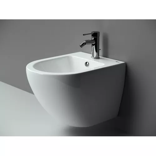 Подвесное биде Ceramica Nova Metropol CN4003, Выбрать цвет: Белый, изображение 8