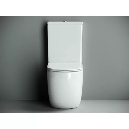 Напольный пристенный унитаз Ceramica Nova Metropol Rimless CN4001, изображение 6