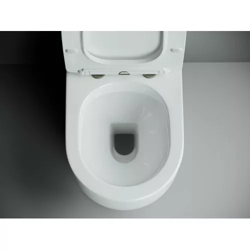 Напольный пристенный унитаз Ceramica Nova Metropol Rimless CN4001, изображение 2