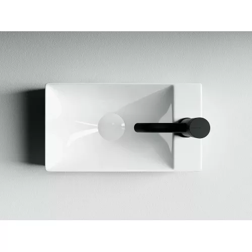 Умывальник подвесной прямоугольный Ceramica Nova Element, Ориентация: правая, изображение 6