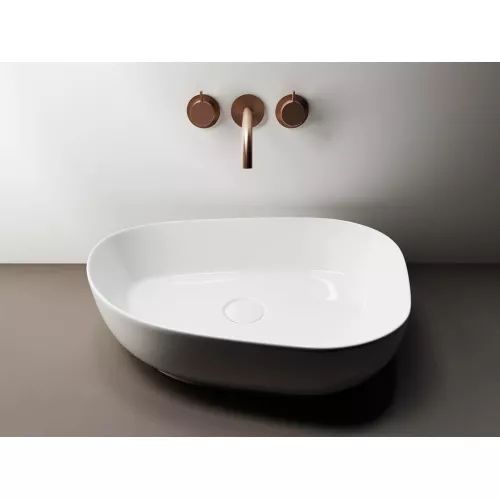 Умывальник чаша накладная асимметричная Ceramica Nova Element CN5003, изображение 2