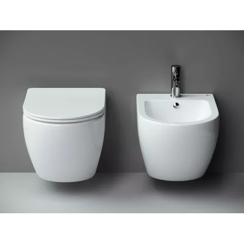 Подвесное биде Ceramica Nova Metropol CN4003, Выбрать цвет: Белый, изображение 2