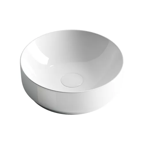 Умывальник чаша накладная круглая Ceramica Nova Element, Выбрать цвет: Белый глянец