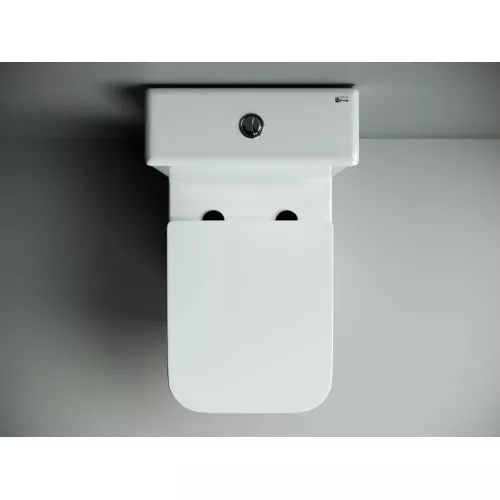 Напольный пристенный унитаз  Ceramica Nova Cubic CN1803, изображение 4