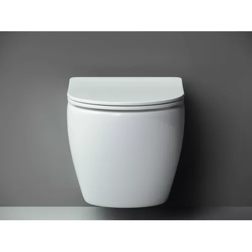 Подвесной унитаз Ceramica Nova Metropol Rimless CN4002, Выбрать цвет: Белый, изображение 6