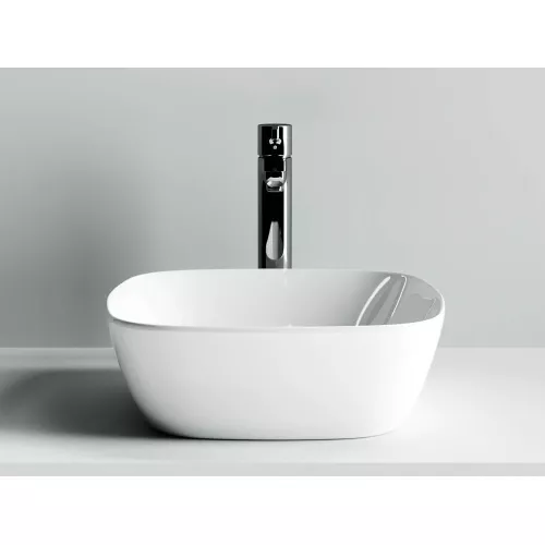 Умывальник чаша накладная квадратная Ceramica Nova Element, Выбрать размер: 400х400, изображение 3