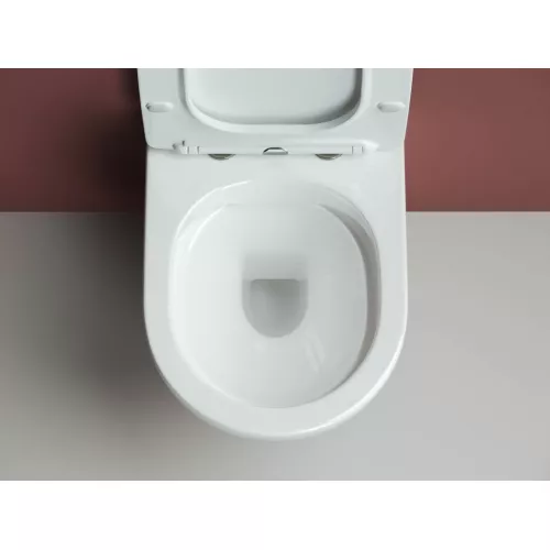 Подвесной унитаз Ceramica Nova Forma Rimless CN3009, изображение 4