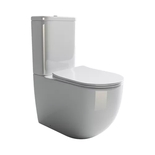 Напольный пристенный унитаз Ceramica Nova Mia CN1801, изображение 2