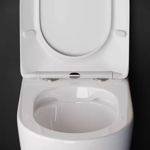 Напольный приставной унитаз Ceramica Nova Highlight Rimless CN1812, изображение 3