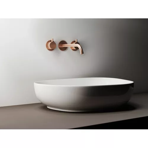 Умывальник чаша накладная асимметричная Ceramica Nova Element CN5003, изображение 3