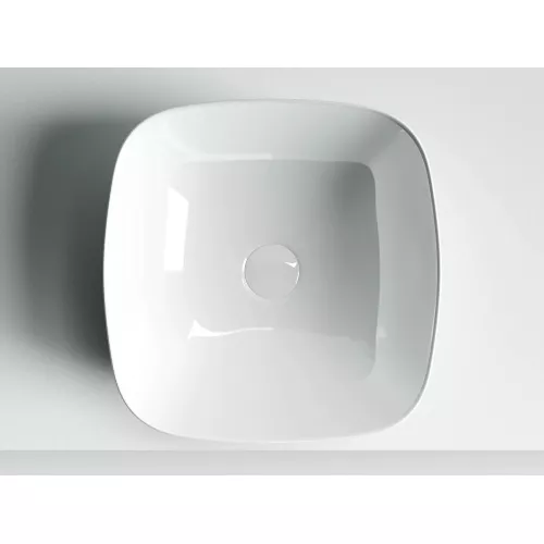 Умывальник чаша накладная квадратная Ceramica Nova Element, Выбрать размер: 400х400, изображение 4